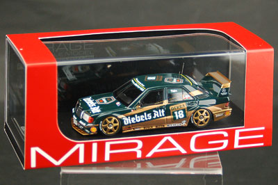 MIRAGE レジンモデル 1/43 メルセデス・ベンツ 190E(＃18) 1992 DTM