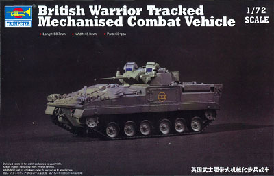 トランペッター 1/72 イギリス軍 ウォーリア 装甲戦闘車 プラモデル 1/72 イギリス軍 ウォーリア 装甲戦闘車 プラモデル[トランペッター