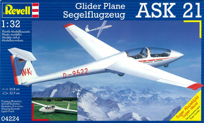 ドイツ・レベル プラモデル 1/32 シュウライハー ASK-21