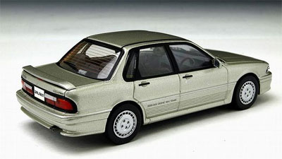 ダイキャスト完成品 1/43 三菱 ギャランVR-4 1987 シルバー[イクソ