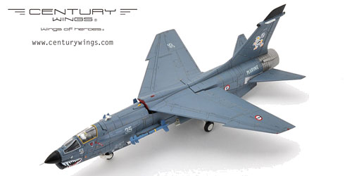 センチュリーウィングス ダイキャストモデル 1/72 F-8E クルセイダー “フランス海軍”[インターアライド]《在庫切れ》