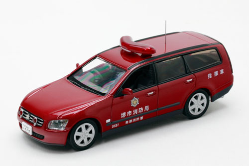 CARNEL モデルカー 1/43 日産 ステージア (M35) 2002 大阪府堺市消防局