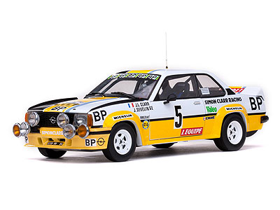 モデルカー 1/18 SunStar/サンスター オペル アスコナ 400 ストリートカー レッド Sun Star（サンスター） 1⁄18 オペル アスコナ 400 ロスマンズカラー 1982 マルボロ・サファリラリー #5 W.ロール ミニカー  | プラスワン・マーケット