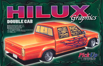 【1/24アオシマ】　ハイラックスWキャブ　ローダウン仕様 1 HILUX (ハイラックス ピックアップ ダブルキャブ リフトアップ