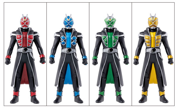 ソフビヒーロー 仮面ライダーウィザード 4スタイル勢揃い編 BOX（食