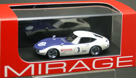 MIRAGE レジンモデル 1/43 Toyota 2000GT (＃3) 1968 SCCA[hpi]《在庫