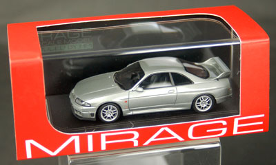 【hpi MIRAGE】スカイライン GT-R V-spec ミラージュ MIRAGE レジンモデル 1/43 Nissan Skyline GT-R V-spec (R33