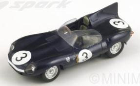 スパーク レジンモデルカー 1/43 ジャガー Dタイプ 1957年 ル・マン24