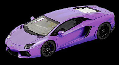 AmiAmi [Character & Hobby Shop] | Handmade Model Car 1/43 Matte Purple ...