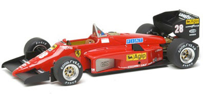 アイドロン・フォーミュラ 1/43 フェラーリ 156/85 ブラジルGP 1985 4位 R.アルヌー[メイクアップ]《在庫切れ》