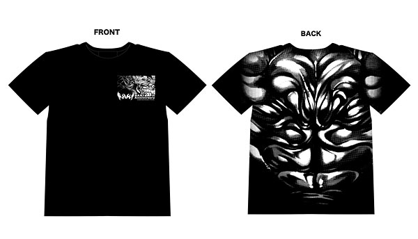 BAKI 20周年記念Tシャツ【鬼の貌(カオ)ver.】 Lサイズ[FWD]《在庫切れ》