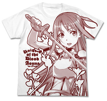 ソードアート・オンライン アスナＴシャツ/ホワイト-L（再販）[コスパ]《０４月予約》
