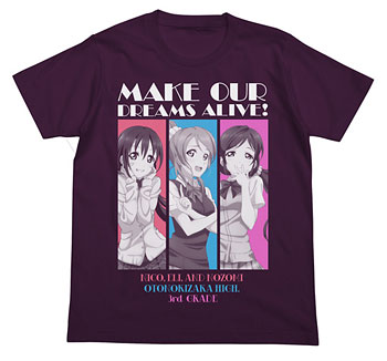 ラブライブ！ にこ・絵里・希 Ｔシャツ/マットパープル-M[コスパ]《在庫切れ》