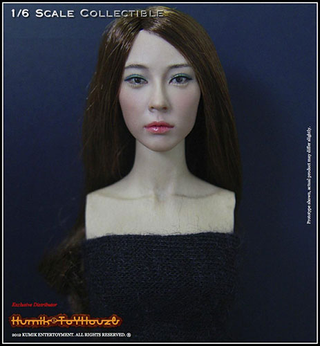 クミク 1/6スケール 女性ヘッド K057 単品[クミク]《在庫切れ》