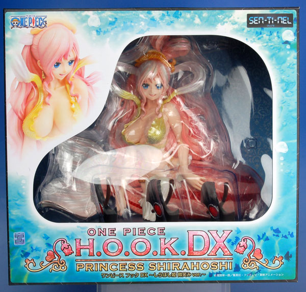 【中古】ワンピース H.O.O.K.DX しらほし姫 微笑Ver. 完成品フィギュア （TOEIオンラインショップ、Mekke!限定）[千値練]