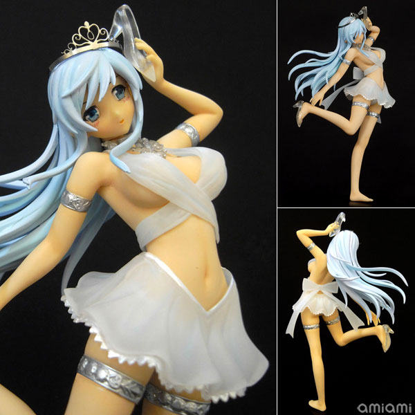 【中古】フェアリーテイルフィギュア vol.04 ガラスの靴とシンデレラ プラチナクラウンver. 1/8 完成品フィギュア[レチェリー]