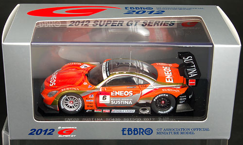モデルカー 1/43 ENEOS SUSTINA SC430 SUPER GT500 2012 No.6[EBBRO