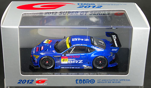 エブロ 1/43 スバル BRZ R&amp;D スポーツ 2012 #61 完成品 Amazon | EBBRO 1/43 SUBARU BRZ R&D SPORT SUPER GT300#61 2012