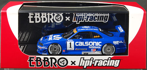 hpi-racing 1/43 日産 CALSONIC SKYLINE #12 GT-R 1990 JTC Debut Win