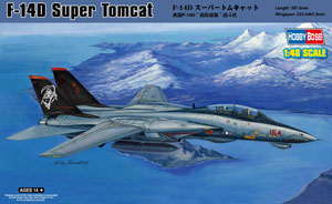 1/48 エアクラフトシリーズ F-14D スーパートムキャット プラモデル[ホビーボス]《在庫切れ》