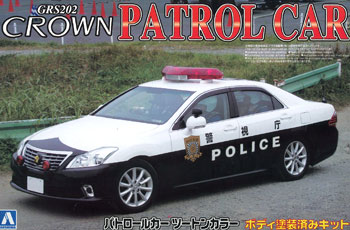 1/24 塗装済パトロールカー No.13 200 クラウン パトロールカー 警視庁 交通取締まり仕様 プラモデル[アオシマ]《在庫切れ》