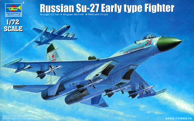 1/72 Su-27 フランカー 初期型 プラモデル[トランペッターモデル