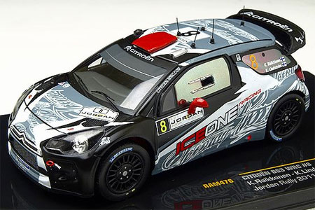 1/43 シトロエン DS3 WRC 2011年 ラリー・ヨルダン ＃8 K.Raikkonen/K ...