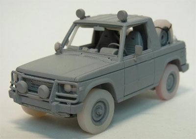 レジンモデル 1/43 Mitsubishi Pajero (＃161) 1983 Paris-Dakar