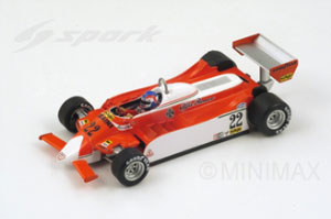 スパーク レジンモデル 1/43 アルファロメオ 179 No. 22 モナコGP 1980 Patrick Depailler[国際貿易]《在庫切れ》