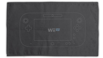 WiiU用 ピカふきカバー for Wii U GamePad ブラック[ホリ]《在庫
