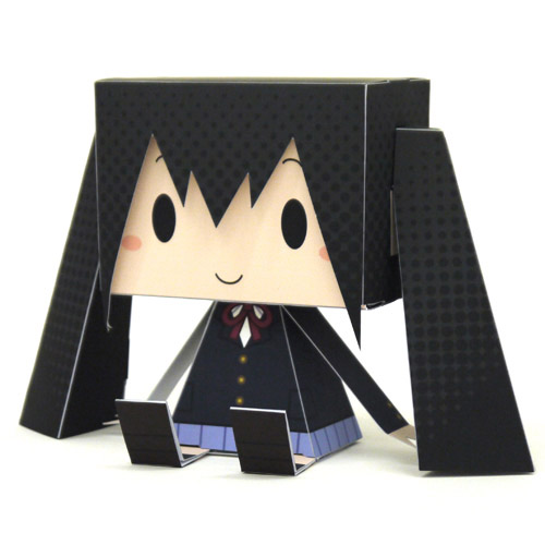 グラフィグ190 映画けいおん 中野梓 冬服ver ペーパークラフト コスパ 在庫切れ