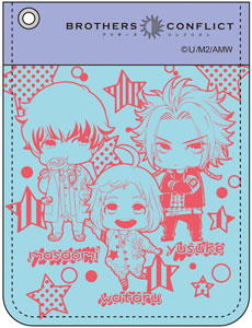 BROTHERS CONFLICT ブラコン 侑介 風斗 パスケース 缶バッジ BROTHERS