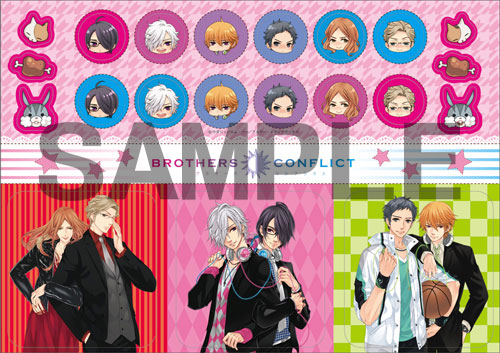 BROTHERS CONFLICT(ブラザーズコンフリクト) A4サイズステッカーシート
