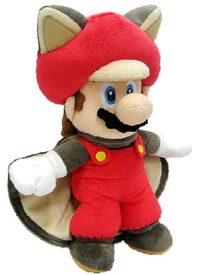 ぬいぐるみ】ニュー・スーパーマリオブラザーズ・U ムササビマリオ(M