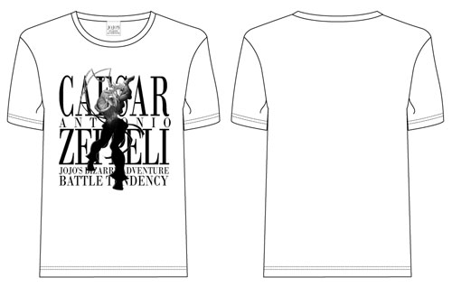 ジョジョの奇妙な冒険 シーザー・アントニオ・ツェペリ Tシャツ ホワイトL[スリーシックスティ]《在庫切れ》