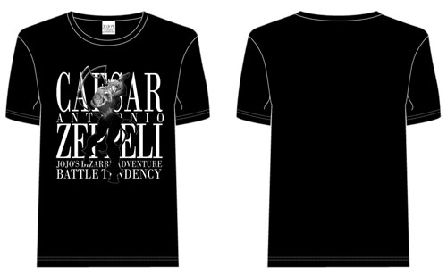 ジョジョの奇妙な冒険 シーザー・アントニオ・ツェペリ Tシャツ ブラックS[スリーシックスティ]《在庫切れ》