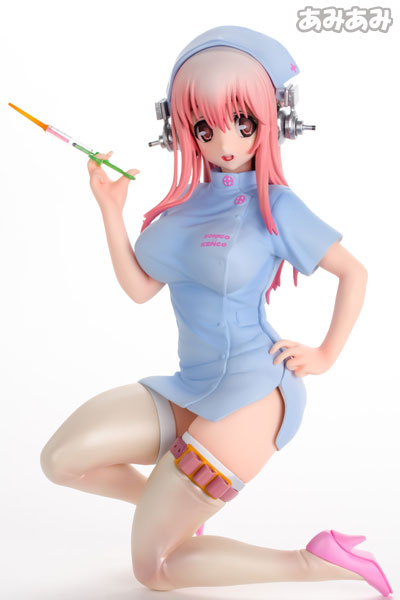 くすみ水色 SUPER SONICO すーぱーそに子 OL Ver. 1/7 完成品フィギ