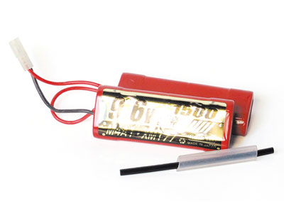 9.6V1500mAセパレートバッテリー(M4A1・XM用)[ライラクス]《在庫切れ》