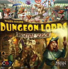 ホビージャパン特選ボードゲーム ダンジョンロード フェスティバル・シーズン 日本語訳ルール付属[Z-MAN Games]《在庫切れ》