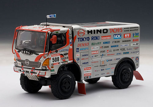 日本製・綿100% HINO 500シリーズ ダカール・ラリー モデルカー