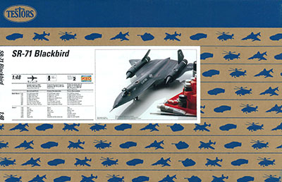 1/48 SR-71 ブラックバード プラモデル（再販）[テスター]《在庫切れ》