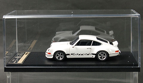 メイクアップビジョンの1／43ポルシエ911Ｒホワイト／ブラックストライプ メイクアップビジョンの1／43ポルシエ911Rホワイト／ブラック