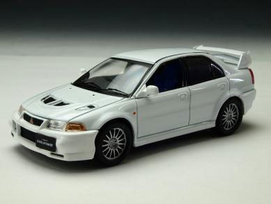 KBモデル(IXO) ダイキャストモデル 1/43 三菱・ランサー エボリューションVI RS 1999 ホワイト[イクソモデル]《在庫切れ》