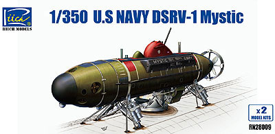 【中古】1/350 米DSRV-1ミステック深海救助艇3セット入 プラモデル[リッチモデル]