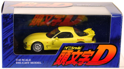 新しい季節 塗装済み完成品 頭文字D マツダスピードA-SPEC RX-7 FD3S 1/43 ミニカー