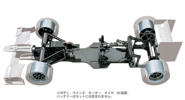 ラジコン 1/10RCC F104 Ver.II PRO シャーシキット ブラックスペシャル 【RC限定】