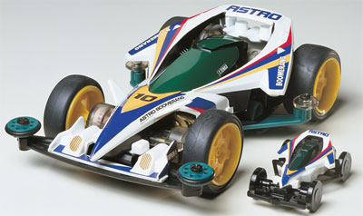 ミニ四駆　シルバーボディ　ブーメラン スーパーミニ四駆 アストロブーメラン(シルバーメッキホイール付き)