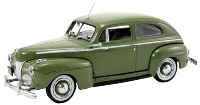 アメリカンヘリテイジモデル 1/43 1941 Ford Super Deluxe (Lockhaven Green)[ガリバー]《在庫切れ》