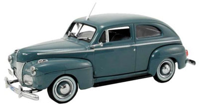 アメリカンヘリテイジモデル 1/43 1941 Ford Super Deluxe (Florentine Blue)[ガリバー]《取り寄せ※暫定》