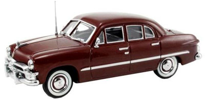 アメリカンヘリテイジモデル 1/43 1950 Ford 4-Door Sedan (Cambridge Maroon Poly)[ガリバー]《在庫切れ》